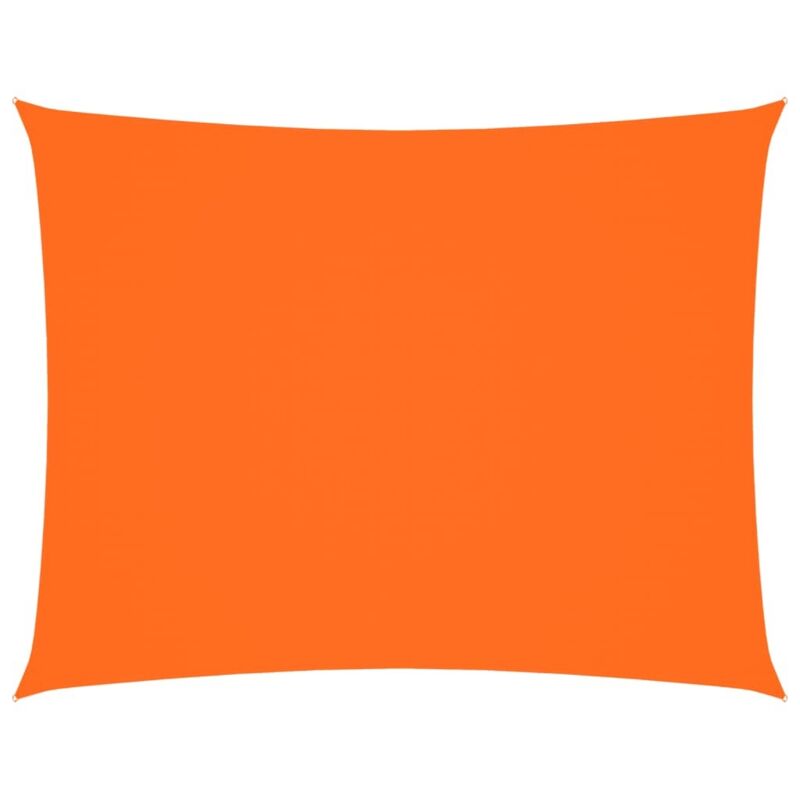 Voile de parasol tissu oxford rectangulaire 2,5x3,5 m orange Vidaxl