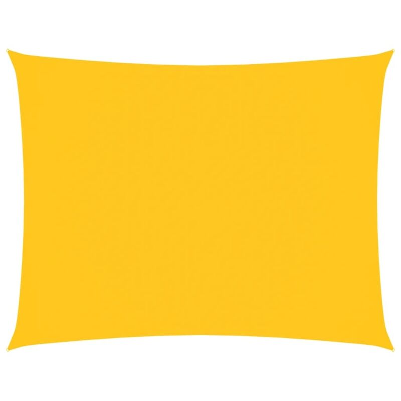 Voile de parasol tissu oxford rectangulaire 2x3,5 m jaune vidaXL