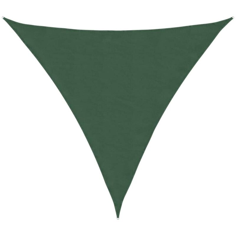 Vidaxl - Voile parasol tissu oxford triangulaire 3x3x3 m vert foncé