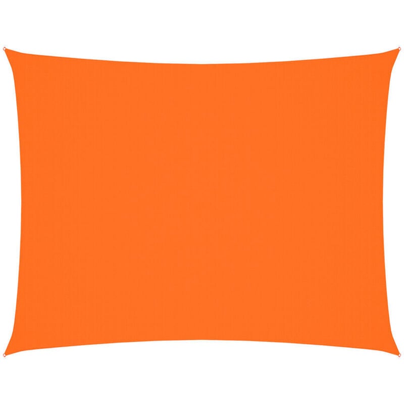 Voile de parasol tissu oxford rectangulaire 2x3,5 m orange Vidaxl