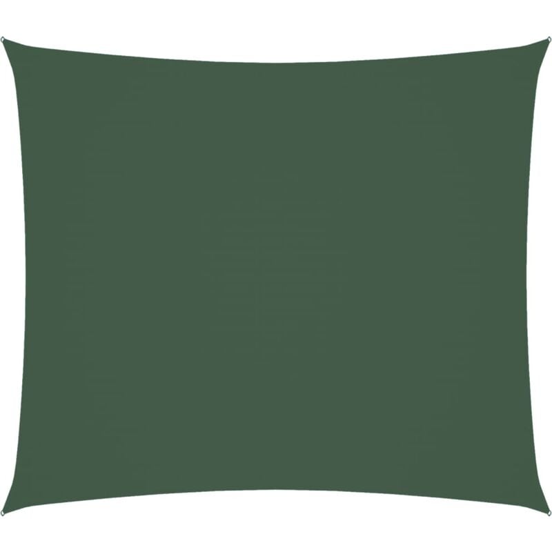 Voile de parasol tissu oxford rectangulaire 2x2,5 m vert foncé Vidaxl