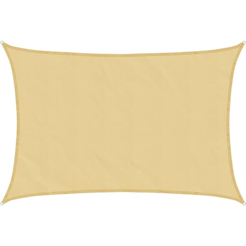 Vidaxl - Voile d'ombrage sable 4,5x3 m 100 % polyester oxford