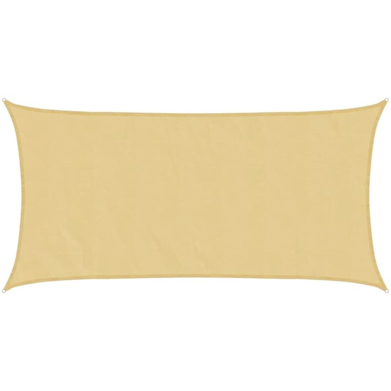 Vidaxl - Voile d'ombrage sable 4x2 m 100 % polyester oxford