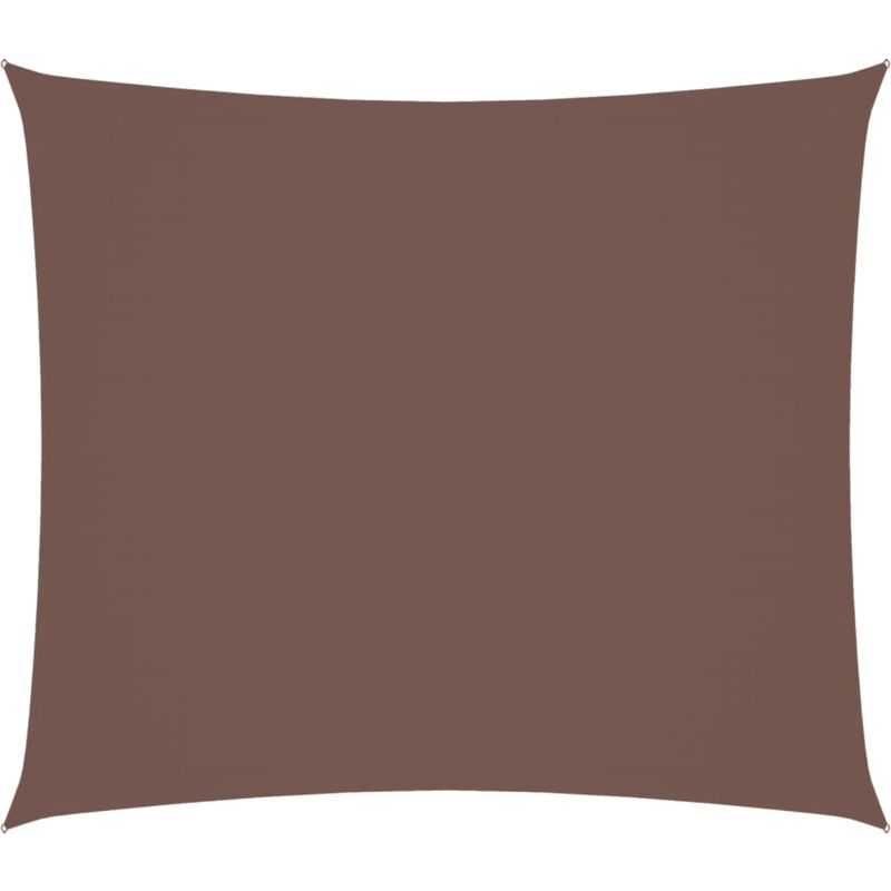 Vidaxl - Voile de parasol tissu oxford rectangulaire 2x2,5 m marron
