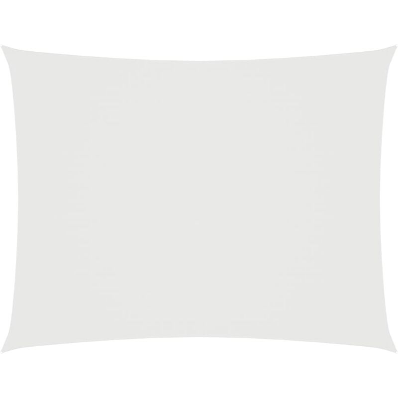 Vidaxl - Voile de parasol tissu oxford rectangulaire 3x5 m blanc