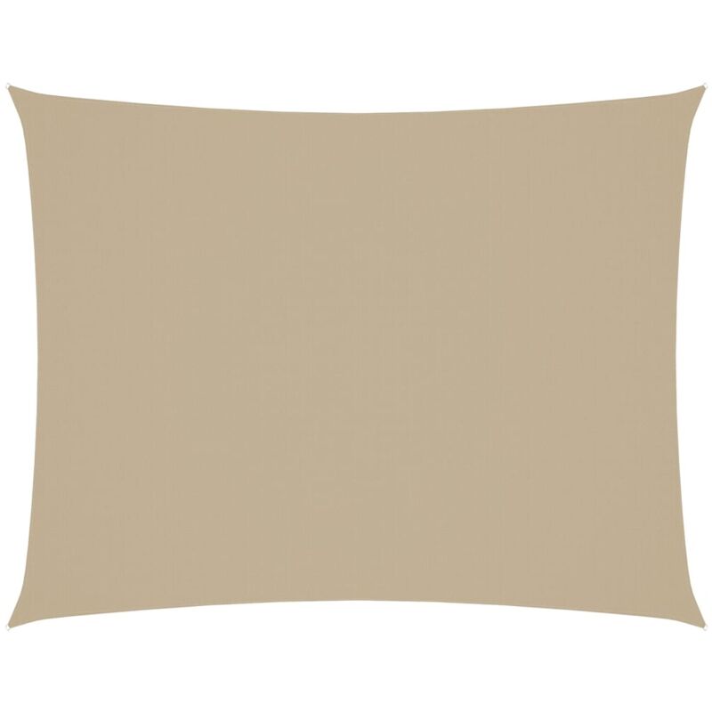 Vidaxl - Voile de parasol tissu oxford rectangulaire 3x6 m beige