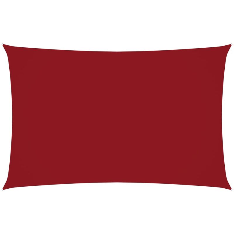 Vidaxl - Voile de parasol Tissu Oxford rectangulaire 5x8 m Rouge