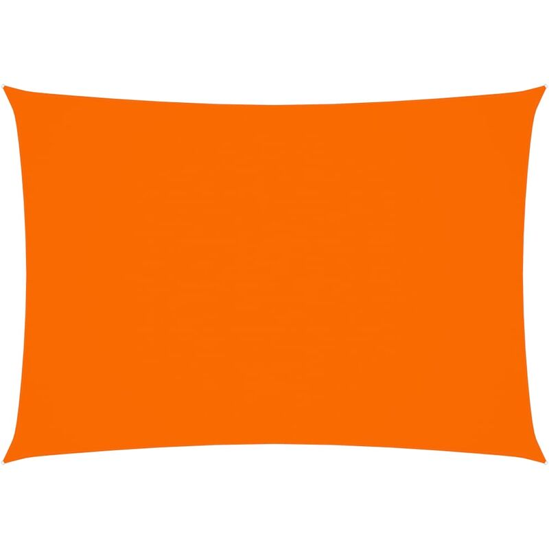 Voile de parasol Tissu Oxford rectangulaire 2,5x4 m Orange