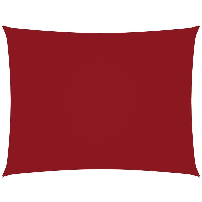 Vidaxl - Voile de parasol Tissu Oxford rectangulaire 3x4,5 m Rouge