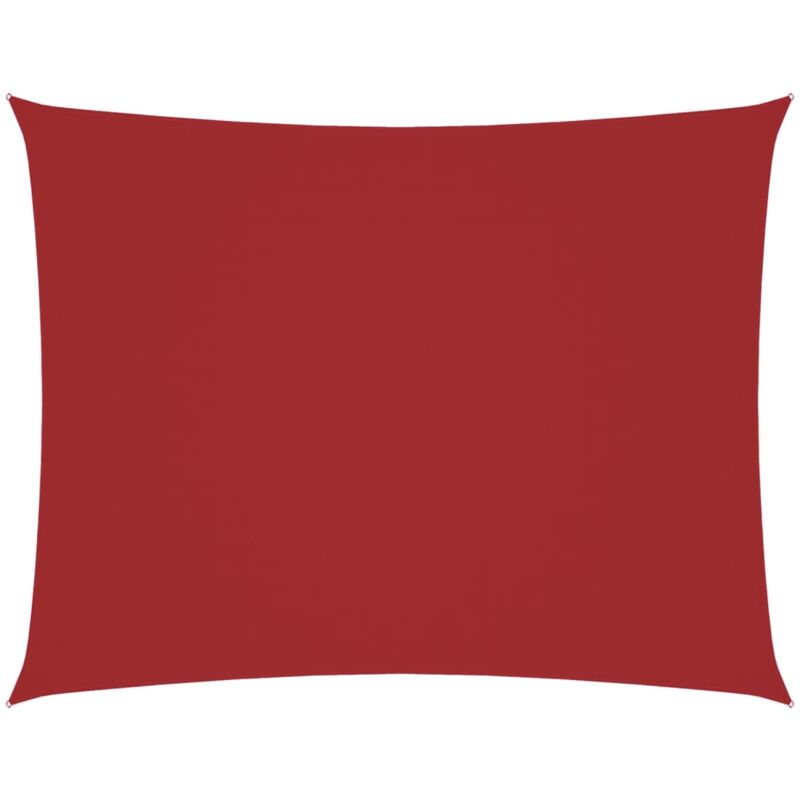 Vidaxl - Voile de parasol Tissu Oxford rectangulaire 3,5x5 m Rouge