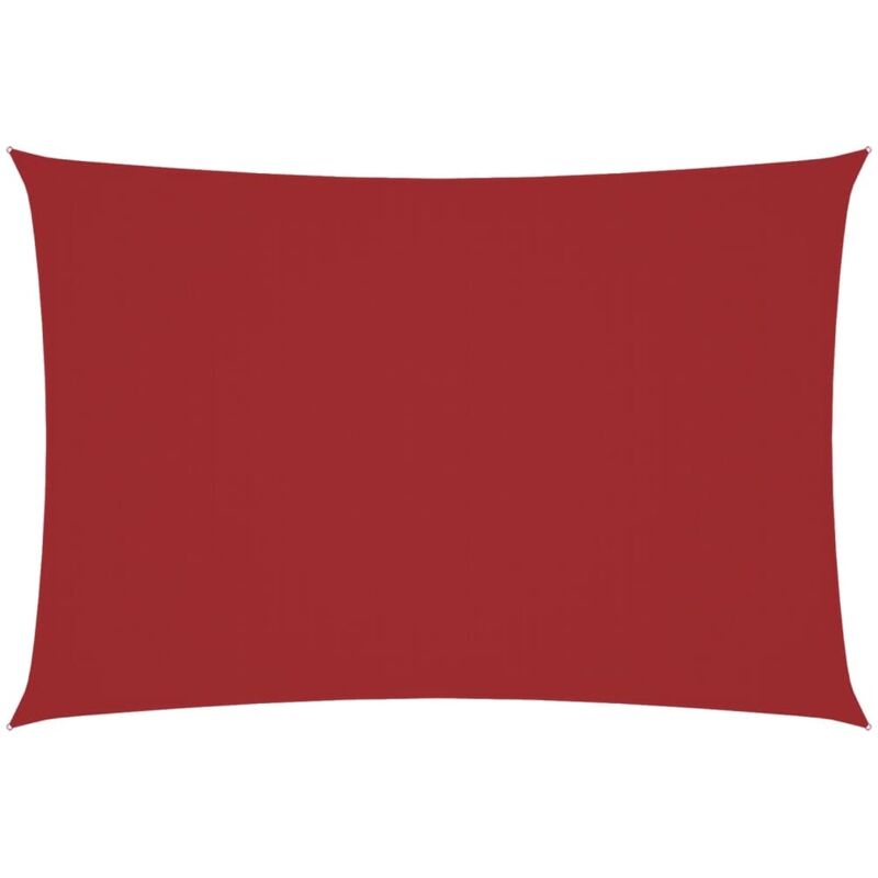 Vidaxl - Voile de parasol Tissu Oxford rectangulaire 3x6 m Rouge
