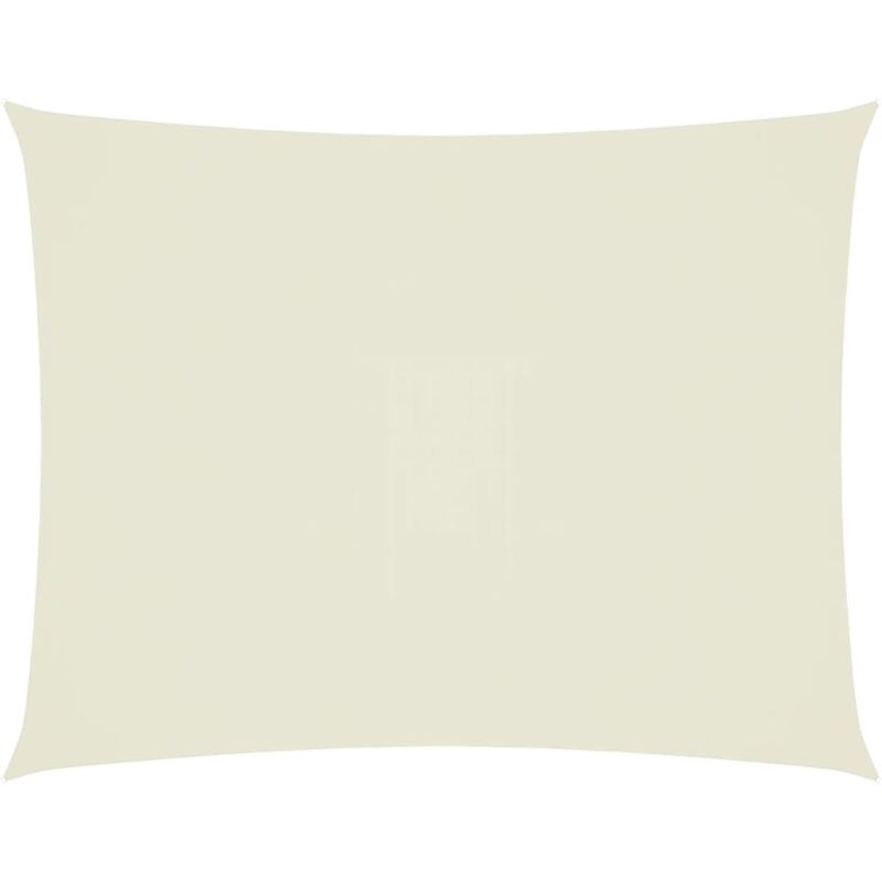 Vidaxl - Voile de parasol Tissu Oxford rectangulaire 4x5 m Crème