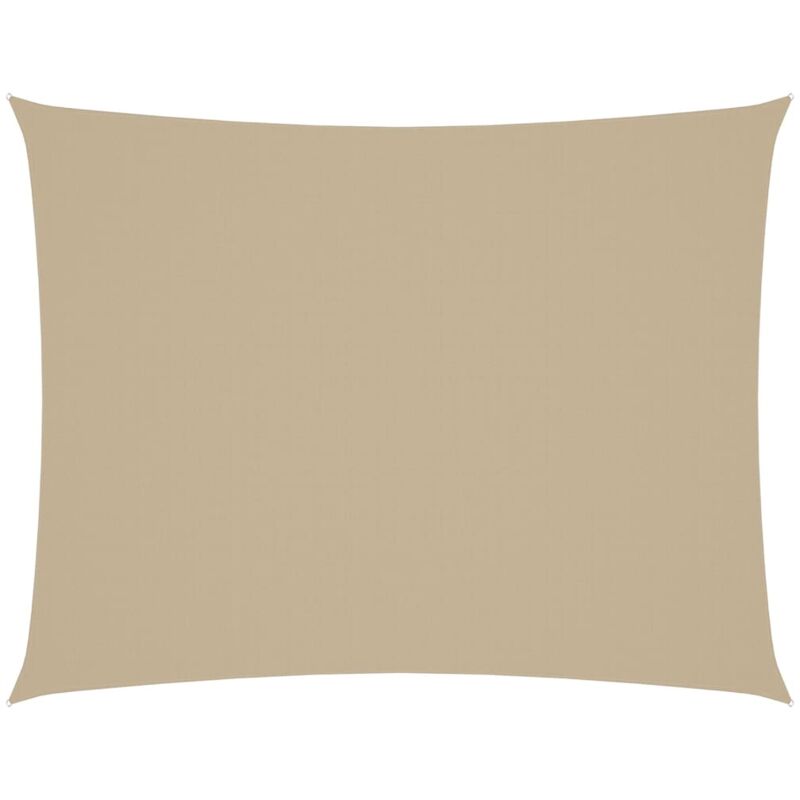 Vidaxl - Voile de parasol Tissu Oxford rectangulaire 2x3 m Beige