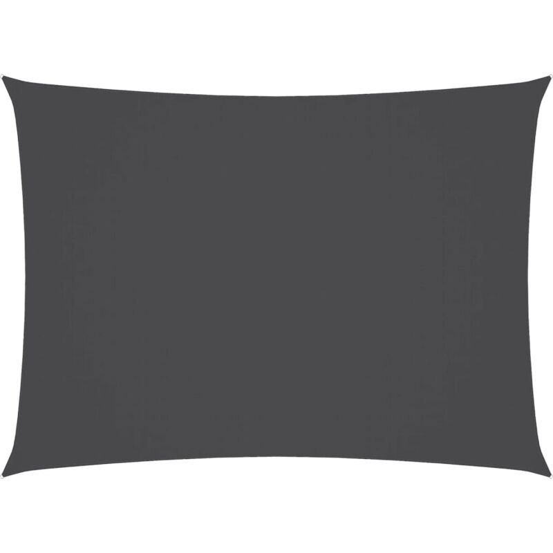 Vidaxl - Voile de parasol Tissu Oxford rectangulaire 2,5x4,5m Anthracite