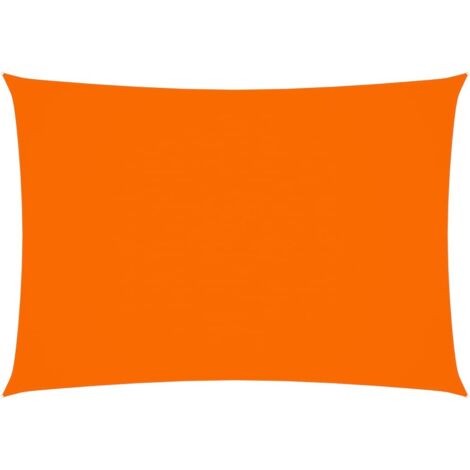 Voile de parasol Tissu Oxford rectangulaire 3,5x5 m Orange
