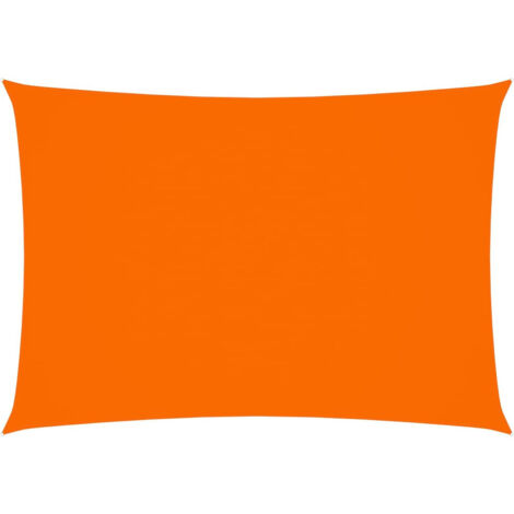 Voile de parasol Tissu Oxford rectangulaire 3x4,5 m Orange