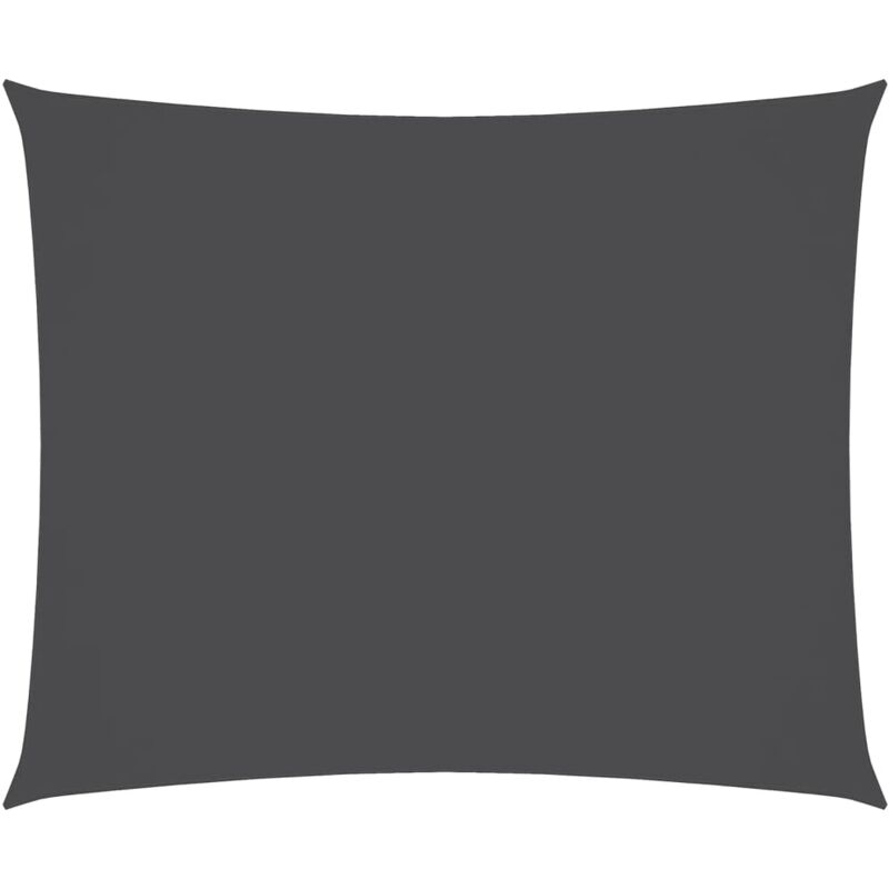Yoyo - inlife Voile de parasol Tissu Oxford rectangulaire 4x5 m Anthracite