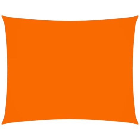 Voile de parasol Tissu Oxford rectangulaire 4x5 m Orange