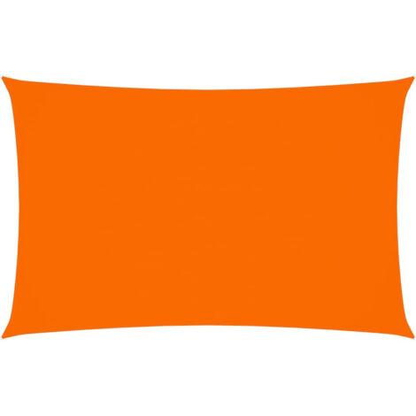 Voile de parasol Tissu Oxford rectangulaire 4x7 m Orange
