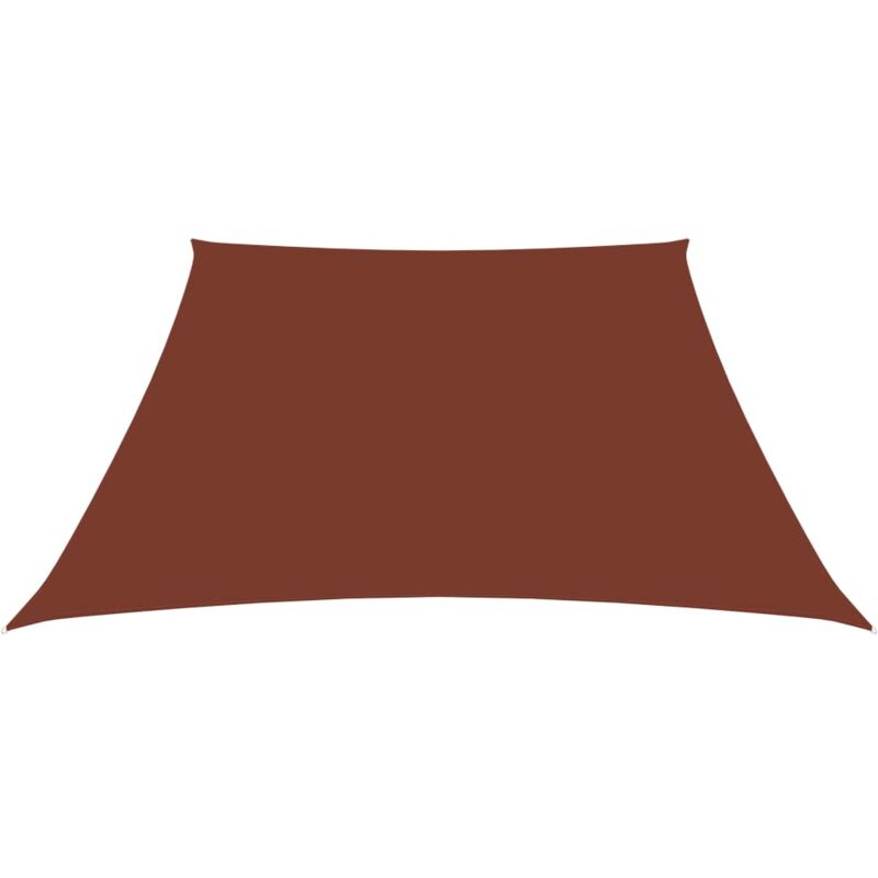 Vidaxl - Voile de parasol Tissu Oxford trapèze 2/4x3 m Terre cuite