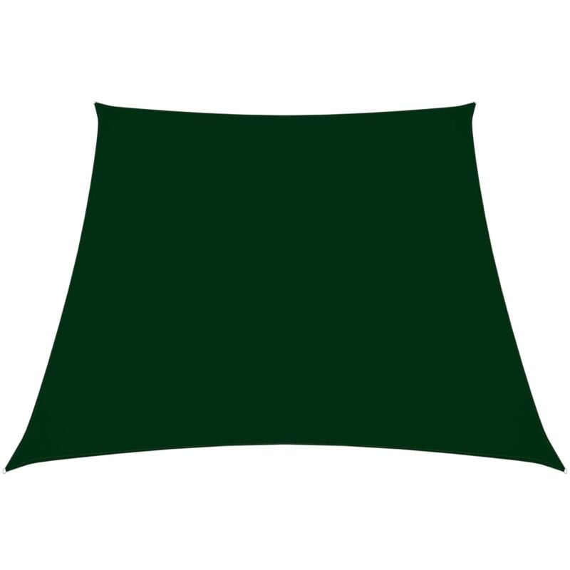 Doc&et² - Voile de parasol Tissu Oxford trapèze 3/4x2 m Vert foncé - Vert