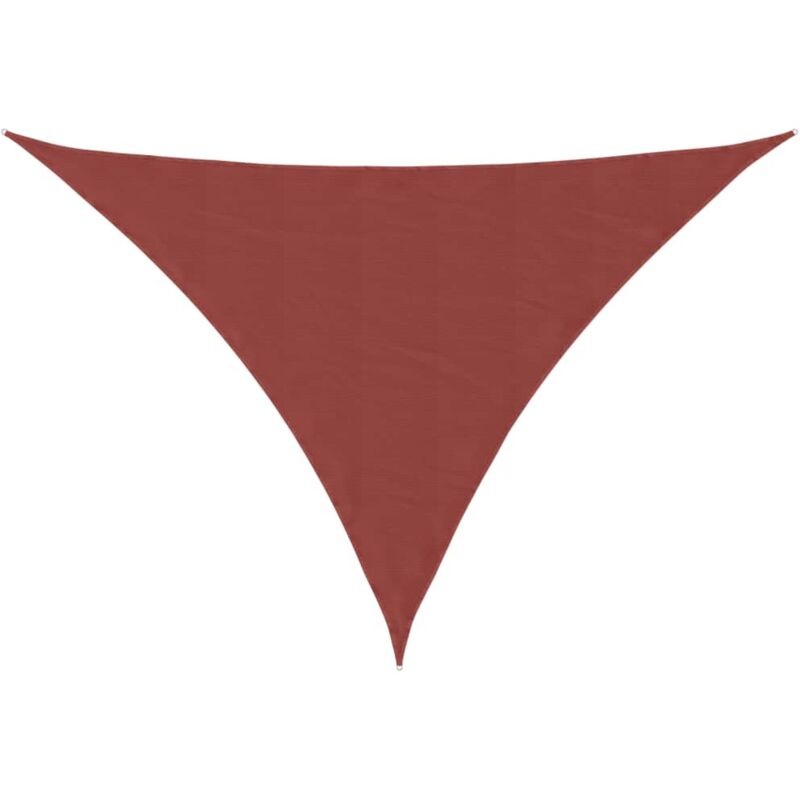 Vidaxl - Voile de parasol Tissu Oxford triangulaire 5x7x7 m Terre cuite