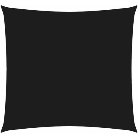 Voile de parasol - Voile d'Ombrage - Toile d'ombrage - Ecran Solaire de Jardin - Tissu Oxford carré 2x2 m Noir HNDX234555