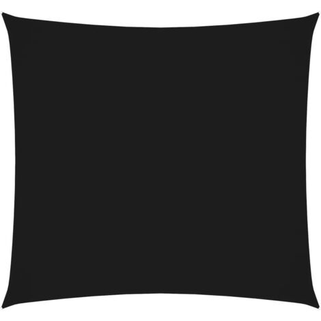 Voile de parasol - Voile d'Ombrage - Toile d'ombrage - Ecran Solaire de Jardin - Tissu Oxford carré 4,5x4,5 m Noir HNDX602574
