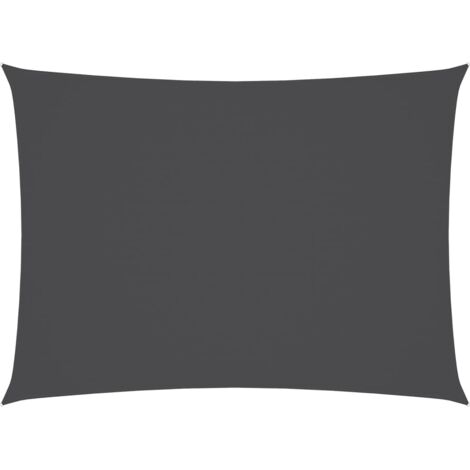 Voile de parasol - Voile d'Ombrage - Toile d'ombrage - Ecran Solaire de Jardin - Tissu Oxford rectangulaire 3x4,5 m Anthracite HNDX470785