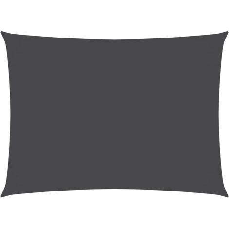 Voile de parasol - Voile d'Ombrage - Toile d'ombrage - Ecran Solaire de Jardin - Tissu Oxford rectangulaire 3x5 m Anthracite HNDX498842