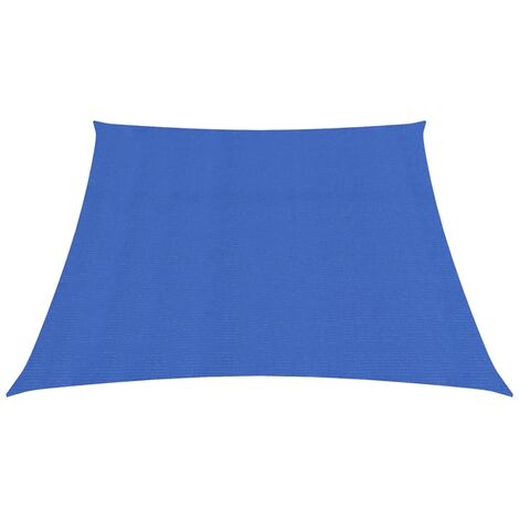 Voile de parasol, Voile d'ombrage, Toile Tendue Parasol protection contre la chaleur 160 g/m² Bleu 3/4x2 m PEHD TTF1872