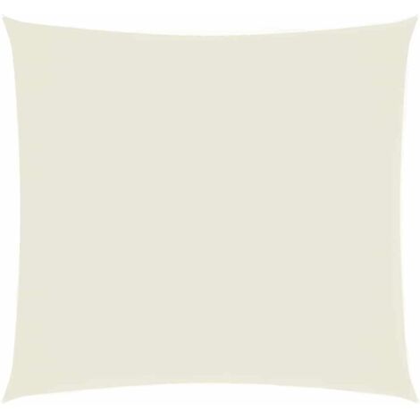 Voile de parasol, Voile d'ombrage, Toile Tendue Parasol protection contre la chaleur Tissu Oxford carré 3x3 m Crème TTF5038
