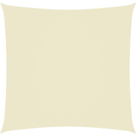 Voile de parasol,Voile d'ombrage pour Jardin Balcon en Tissu Oxford carré 3x3 m Crème -18414