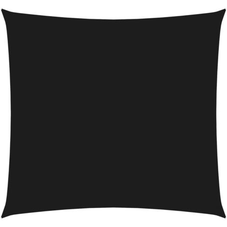Voile de parasol,Voile d'ombrage pour Jardin Balcon en Tissu Oxford carré 3x3 m Noir -58622