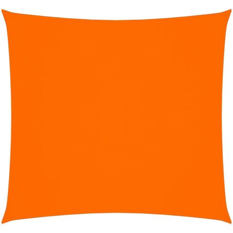 Voile de parasol，Voile d'ombrage，Toile d'ombrage tissu oxford carré 2,5x2,5 m orange CFW59858