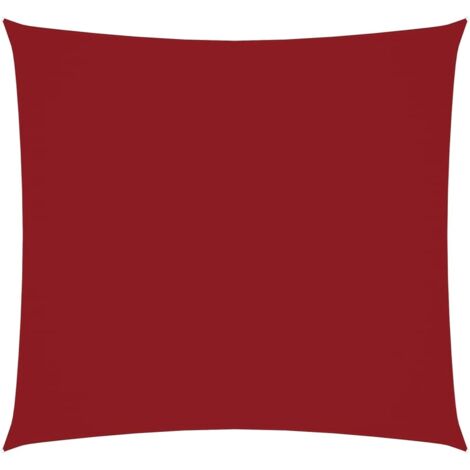 Voile de parasol，Voile d'ombrage，Toile d'ombrage tissu oxford carré 2x2 m rouge CFW94670