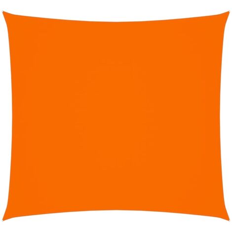 Voile de parasol，Voile d'ombrage，Toile d'ombrage tissu oxford carré 4,5x4,5 m orange CFW23496