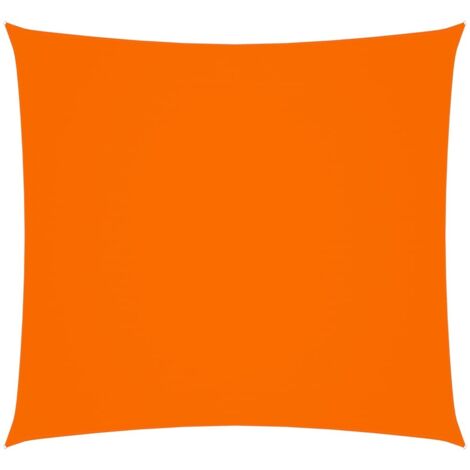 Voile de parasol，Voile d'ombrage，Toile d'ombrage tissu oxford carré 4x4 m orange CFW35891