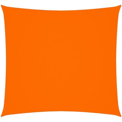 Voile de parasol,Voile d'ombrage,Toile d'ombrage tissu oxford carré 7x7 m orange CFW69830