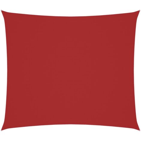 Voile de parasol，Voile d'ombrage，Toile d'ombrage tissu oxford rectangulaire 2x2,5 m rouge CFW61255
