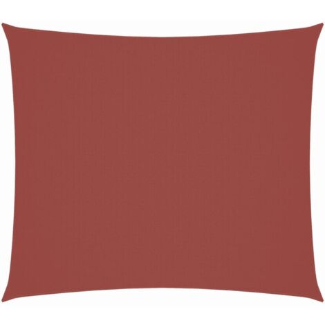 Voile de parasol，Voile d'ombrage，Toile d'ombrage tissu oxford rectangulaire 2x2,5 m terre cuite CFW16348