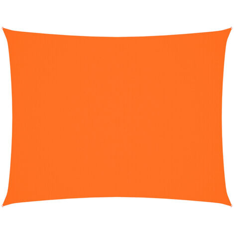 Voile de parasol，Voile d'ombrage，Toile d'ombrage tissu oxford rectangulaire 2x3,5 m orange CFW39464