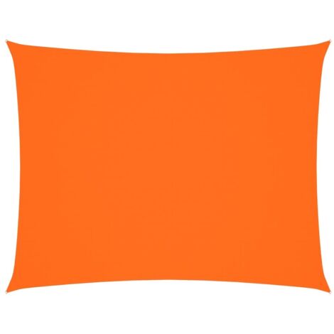 Voile de parasol，Voile d'ombrage，Toile d'ombrage tissu oxford rectangulaire 3,5x5 m orange CFW19185