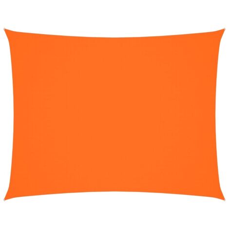 Voile de parasol，Voile d'ombrage，Toile d'ombrage tissu oxford rectangulaire 4x6 m orange CFW13463