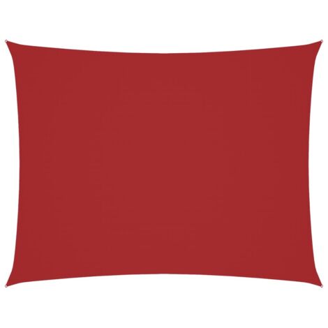 Voile de parasol，Voile d'ombrage，Toile d'ombrage Tissu Oxford rectangulaire 4x6 m rouge CFW52723