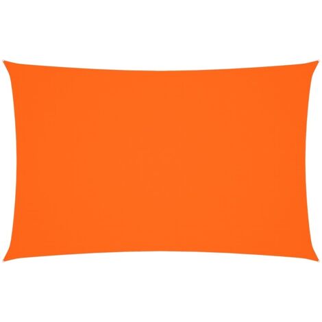 Voile de parasol，Voile d'ombrage，Toile d'ombrage tissu oxford rectangulaire 5x8 m orange CFW20088