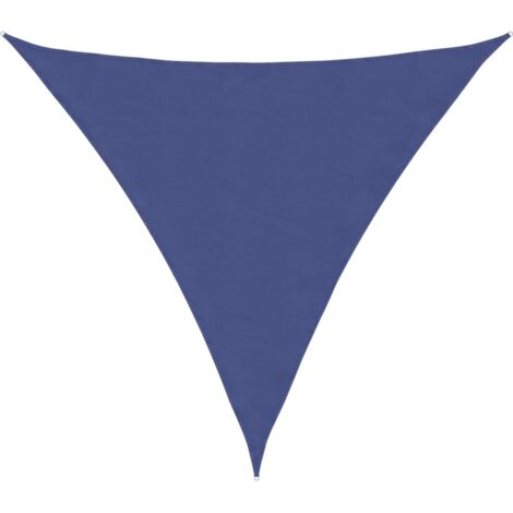 Voile de parasol,Voile d'ombrage,Toile d'ombrage tissu oxford triangulaire 3,6x3,6x3,6 m bleu CFW96581