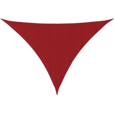 Voile de parasol，Voile d'ombrage，Toile d'ombrage tissu oxford triangulaire 5x5x6 m rouge CFW55340