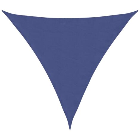 Voile de parasol,Voile d'ombrage,Toile d'ombrage tissu oxford triangulaire 6x6x6 m bleu CFW87634