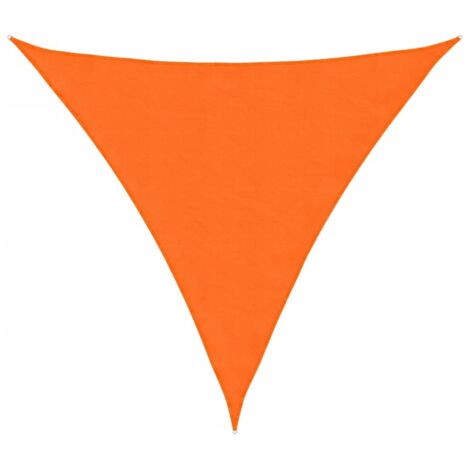 Voile de parasol,Voile d'ombrage,Toile d'ombrage tissu oxford triangulaire 6x6x6 m orange CFW72442